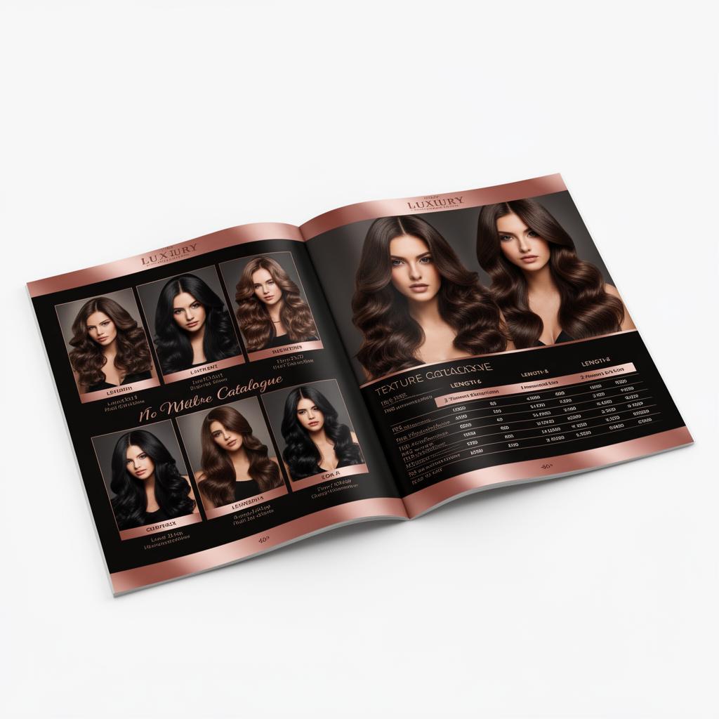 Luxury Hair Catalogue — Brochure
