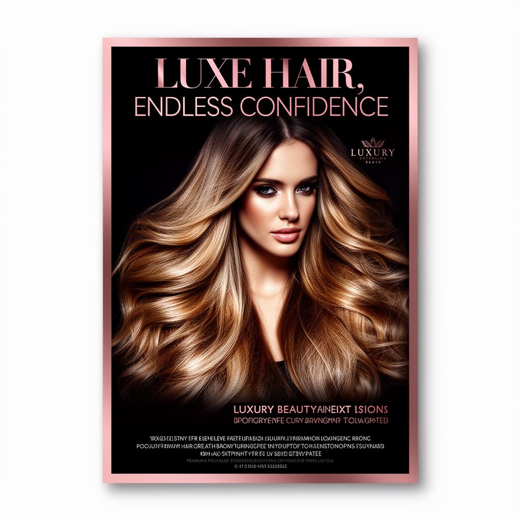 Luxe Hair, Endless Confidence — Flyer